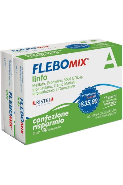 FLEBOMIX LINFO BIPACK 60CPR FLEBOMIX LINFO BIPACK 60CPR