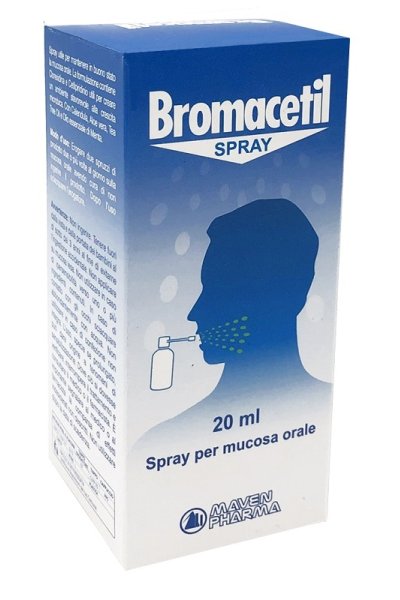 BROMACETIL SPRAY MUCOSA ORALE 20 BROMACETIL SPRAY MUCOSA ORALE 20