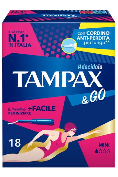 TAMPAX &GO MINI 18PZ TAMPAX &GO MINI 18PZ