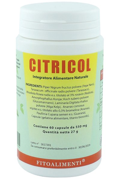 CITRICOL FITOALIM 60CP ""EURON CITRICOL FITOALIM 60CP ""EURON