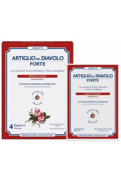 ARTIGLIO FORTE CEROTTI 4PZ ARTIGLIO FORTE CEROTTI 4PZ