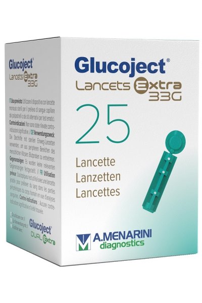 GLUCOJECT LANCETS EX G33 25PZ GLUCOJECT LANCETS EX G33 25PZ