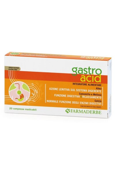 GASTRO ACID 20CPR MASTIC GASTRO ACID 20CPR MASTIC