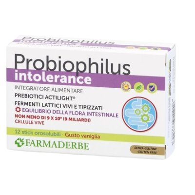 PROBIOPHILUS INTOLLERANCE12STI PROBIOPHILUS INTOLLERANCE12STI