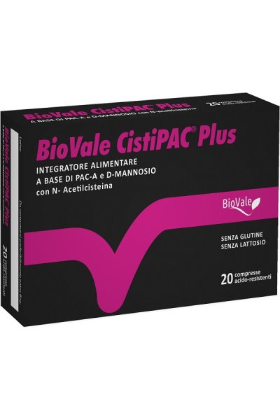 BIOVALE CISTIPAC PLUS 20CPR BIOVALE CISTIPAC PLUS 20CPR