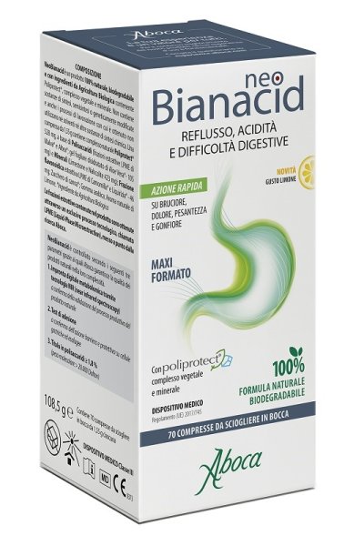NEOBIANACID 70 Cpr*Limone NEOBIANACID 70 Cpr*Limone