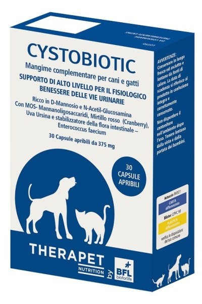 CYSTOBIOTIC THERAPET 30 CPS CYSTOBIOTIC THERAPET 30 CPS