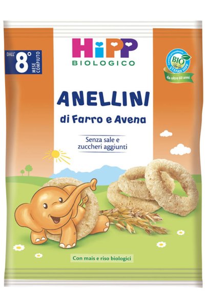 HIPP ANELLINI FARRO AVENA 30G HIPP ANELLINI FARRO AVENA 30G