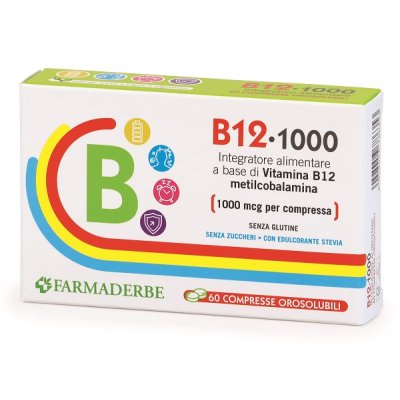 B12 1000 60CPR OROSOLUBILI FAR B12 1000 60CPR OROSOLUBILI FAR