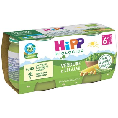 HIPP BIO OMOG VERD/LEGUMI2X80G HIPP BIO OMOG VERD/LEGUMI2X80G