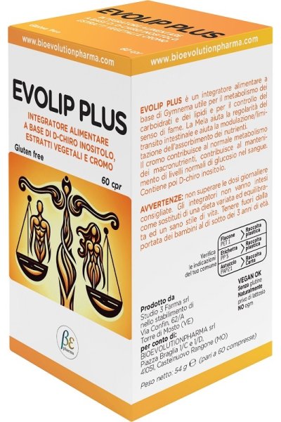 EVOLIP PLUS 60CPR BIOEVOLUTION EVOLIP PLUS 60CPR BIOEVOLUTION