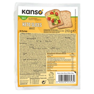 KANSO Keto Slices White 210g