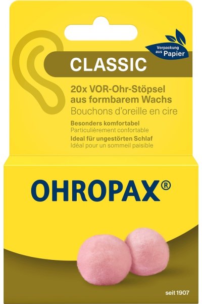 OHROPAX Tappi Aur.Cera 20pz OHROPAX Tappi Aur.Cera 20pz
