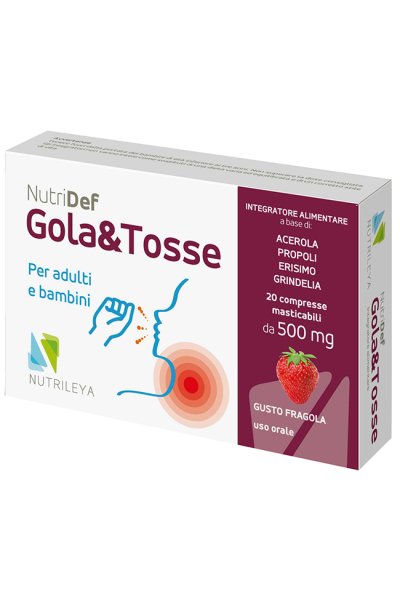 NUTRIDEF GOLA&TOSSE 20CPR NUTRIDEF GOLA&TOSSE 20CPR