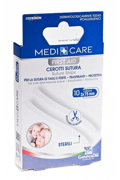 CEROTTI SUTURA STERILI 10PZ CEROTTI SUTURA STERILI 10PZ