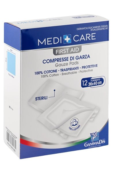 GARZA COTONE 36X40CM 12PZ GARZA COTONE 36X40CM 12PZ