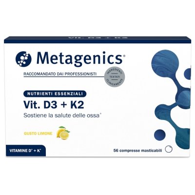 VITAMINA D3+K2 56 Cpr METAGEN. VITAMINA D3+K2 56 Cpr METAGEN.