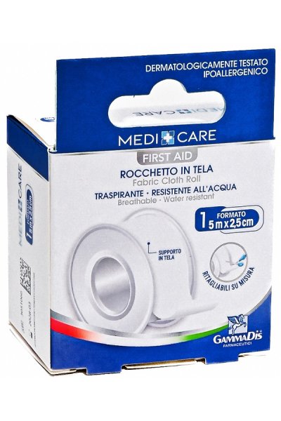 ROCCHETTO TELA BIANCO 500X2,5 ROCCHETTO TELA BIANCO 500X2,5