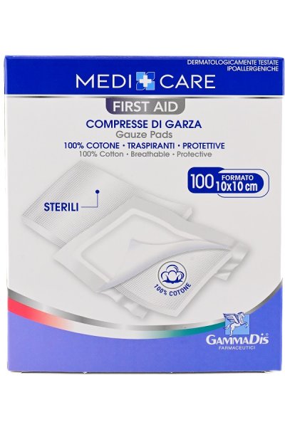 GARZA COTONE 10X10CM 100PZ GARZA COTONE 10X10CM 100PZ