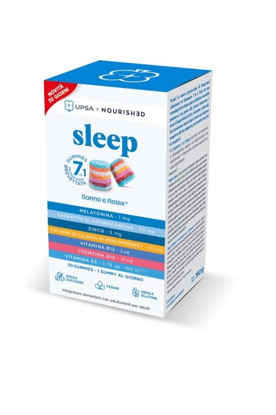 UPSA X NOURISHED SLEEP*30GUMM UPSA X NOURISHED SLEEP*30GUMM