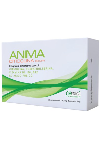 ANIMA CITICOLINA 20 Cpr 1300mg ANIMA CITICOLINA 20 Cpr 1300mg
