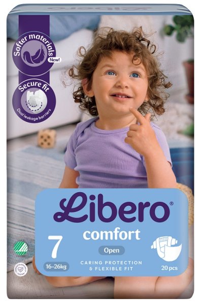 LIBERO Comf.7 XL+16-26Kg 20pz LIBERO Comf.7 XL+16-26Kg 20pz