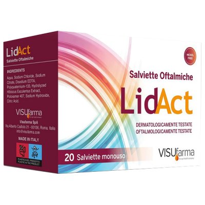 LIDACT SALVIETTE OFT MON 20PZ LIDACT SALVIETTE OFT MON 20PZ