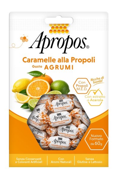 APROPOS Caram.Agrumi 60g APROPOS Caram.Agrumi 60g