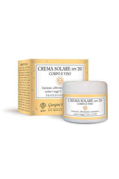 CREMA SOLARE SPF20 CORPO/VISO CREMA SOLARE SPF20 CORPO/VISO