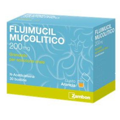 fluimicil mucolitico 30 buste 200 mg. fluimicil mucolitico 30 buste 200 mg.