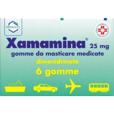 XAMAMINA*6 GOMME MAST 25MG