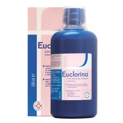EUCLORINA 2,5%*1FL 500ML C/MIS