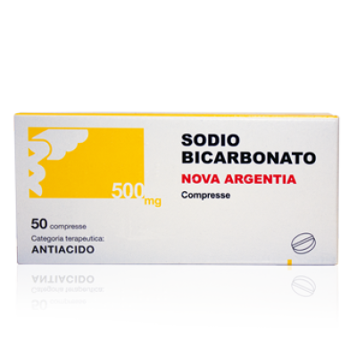 SODIO BICARB 50CPR 500MG ARG