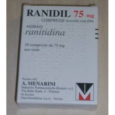 RANIDIL 75*10 CPR 75 MG