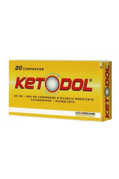 KETODOL*20CPR 25MG+200MG RM KETODOL*20CPR 25MG+200MG RM