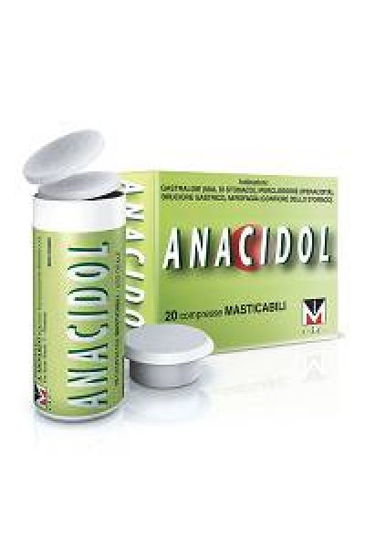 ANACIDOL*20CPR MAST TUBO PP ANACIDOL*20CPR MAST TUBO PP