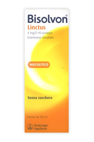 BISOLVON LINCTUS*SCIR FL 250ML