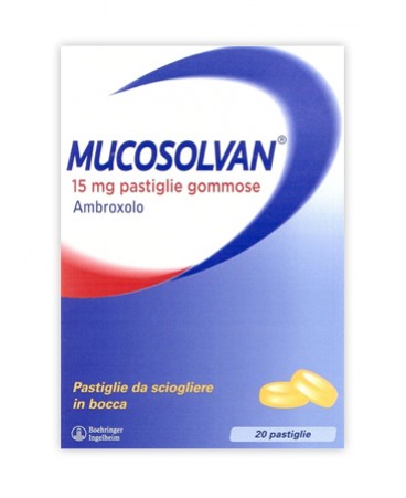 MUCOSOLVAN*20PASTL GOMM 15MG