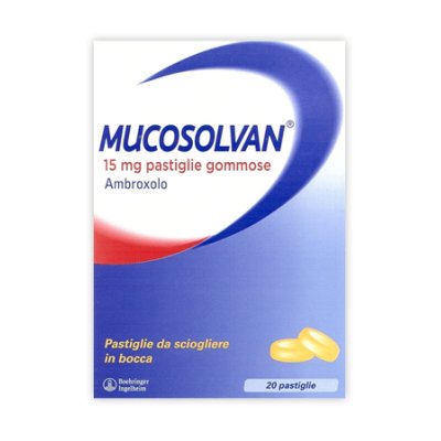 MUCOSOLVAN*20PASTL GOMM 15MG