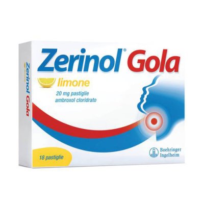 ZERINOL GOLA LIMONE 18 PASTIGLE 20 MG