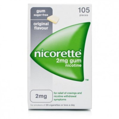 NICORETTE*GOMME 105MAST 2MG NICORETTE*GOMME 105MAST 2MG
