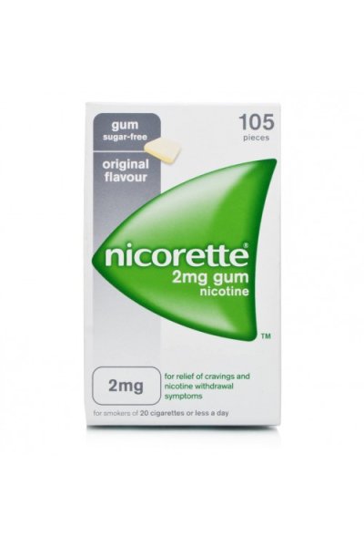 NICORETTE*GOMME 105MAST 2MG NICORETTE*GOMME 105MAST 2MG