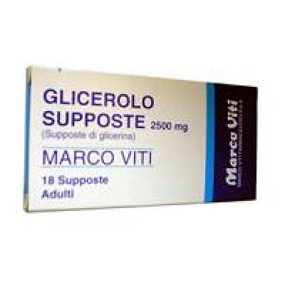 GLICERINA SUPPOSTE VITI 18 PZ 2250 MG