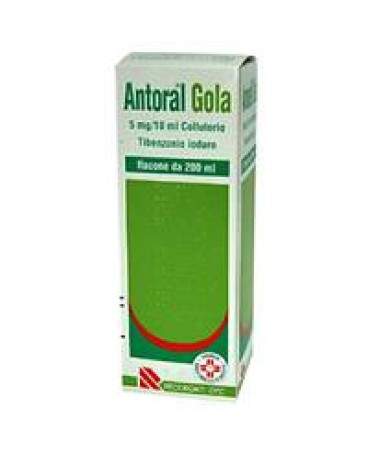 ANTORAL GOLA*COLLUT 200ML 5MG/
