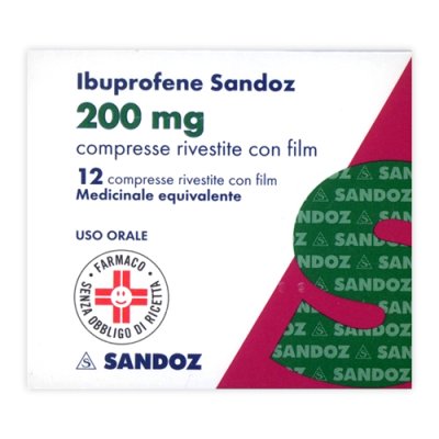 IBUPROFENE SAND*12CPR RIV 200MG
