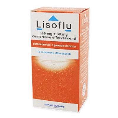 LISOFLU*16CPR EFF 300MG+30MG