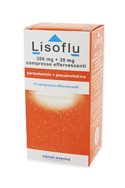 LISOFLU*16CPR EFF 300MG+30MG LISOFLU*16CPR EFF 300MG+30MG