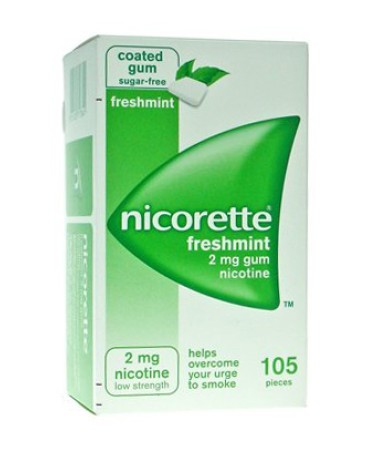 NICORETTE*105GOMME MAST 2MG MENT NICORETTE*105GOMME MAST 2MG MENT