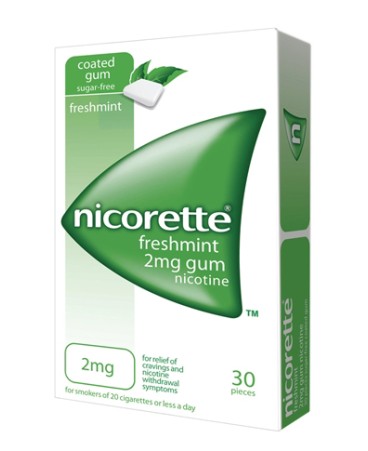 NICORETTE*GOMME 30MAST 2MG NICORETTE*GOMME 30MAST 2MG