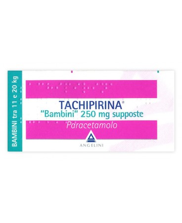 TACHIPIRINA*BB 10SUPP 250MG